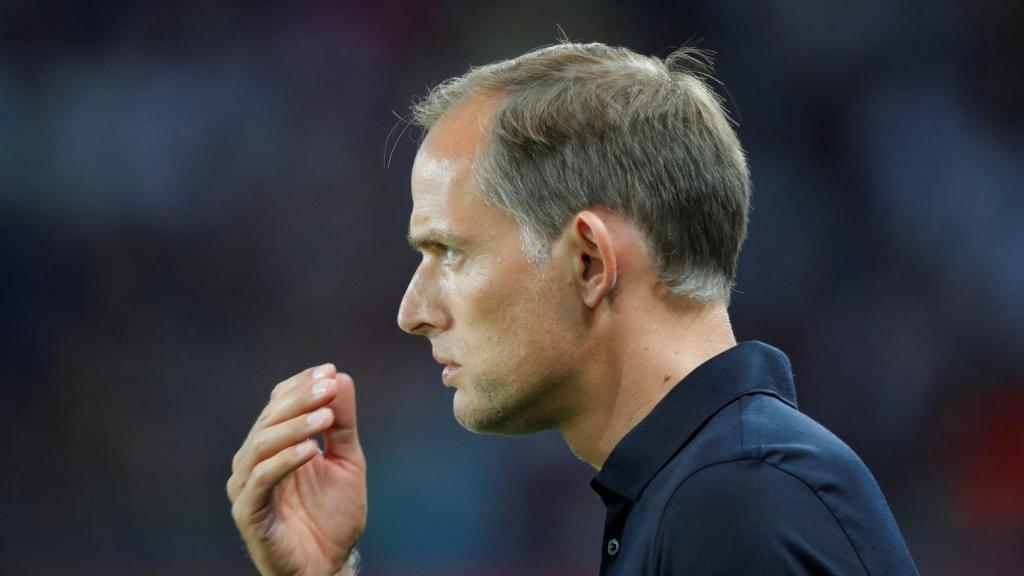 Tuchel, en el banquillo del PSG