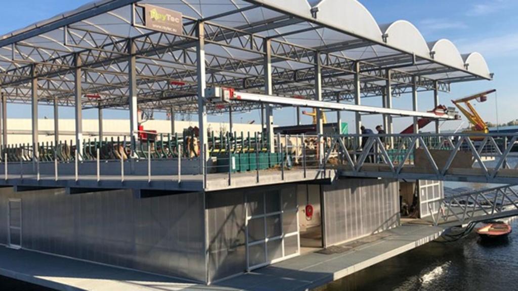 La instalación en Rotterdam tiene 900 metros cuadrados.