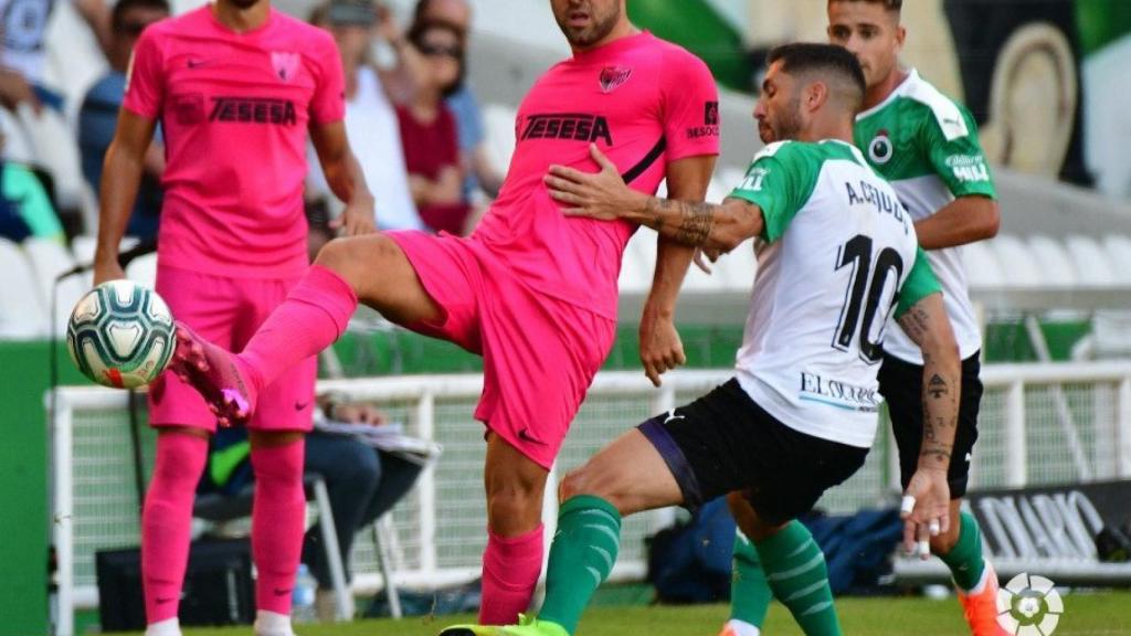 Racing vs Málaga. Foto: Twitter (@realracingclub)