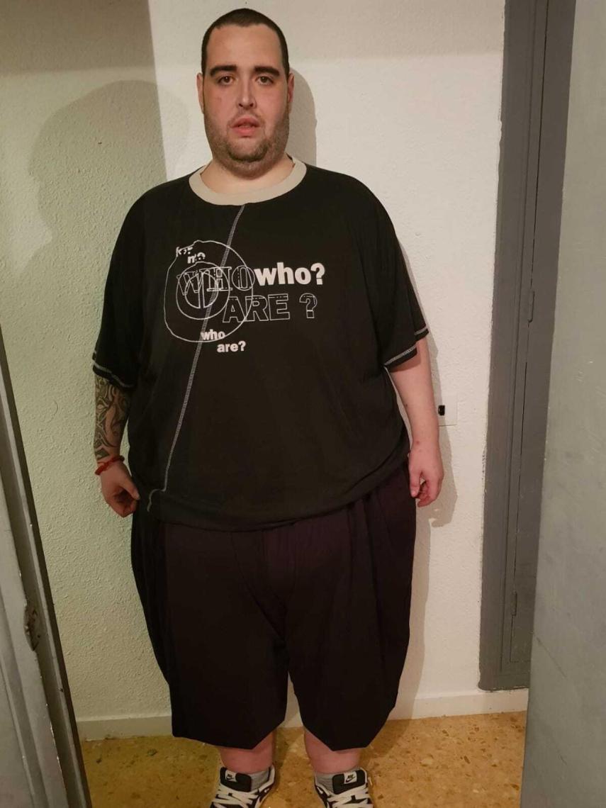 Teo, en una imagen de esta semana. Pesa 200 kilos menos que hace un año.