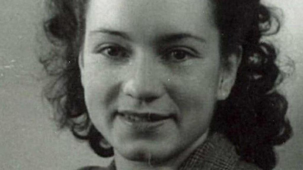 Conxita Grangé de joven.