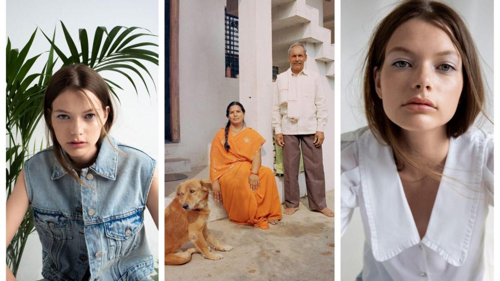 Las nuevas prendas se intercalan con imágenes de los productores