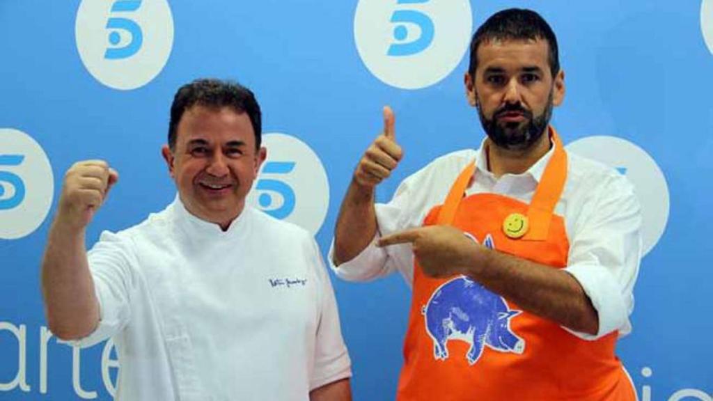 Martin Berasategui participaba semanalmente en 'Robin Food' junto a David de Jorge.