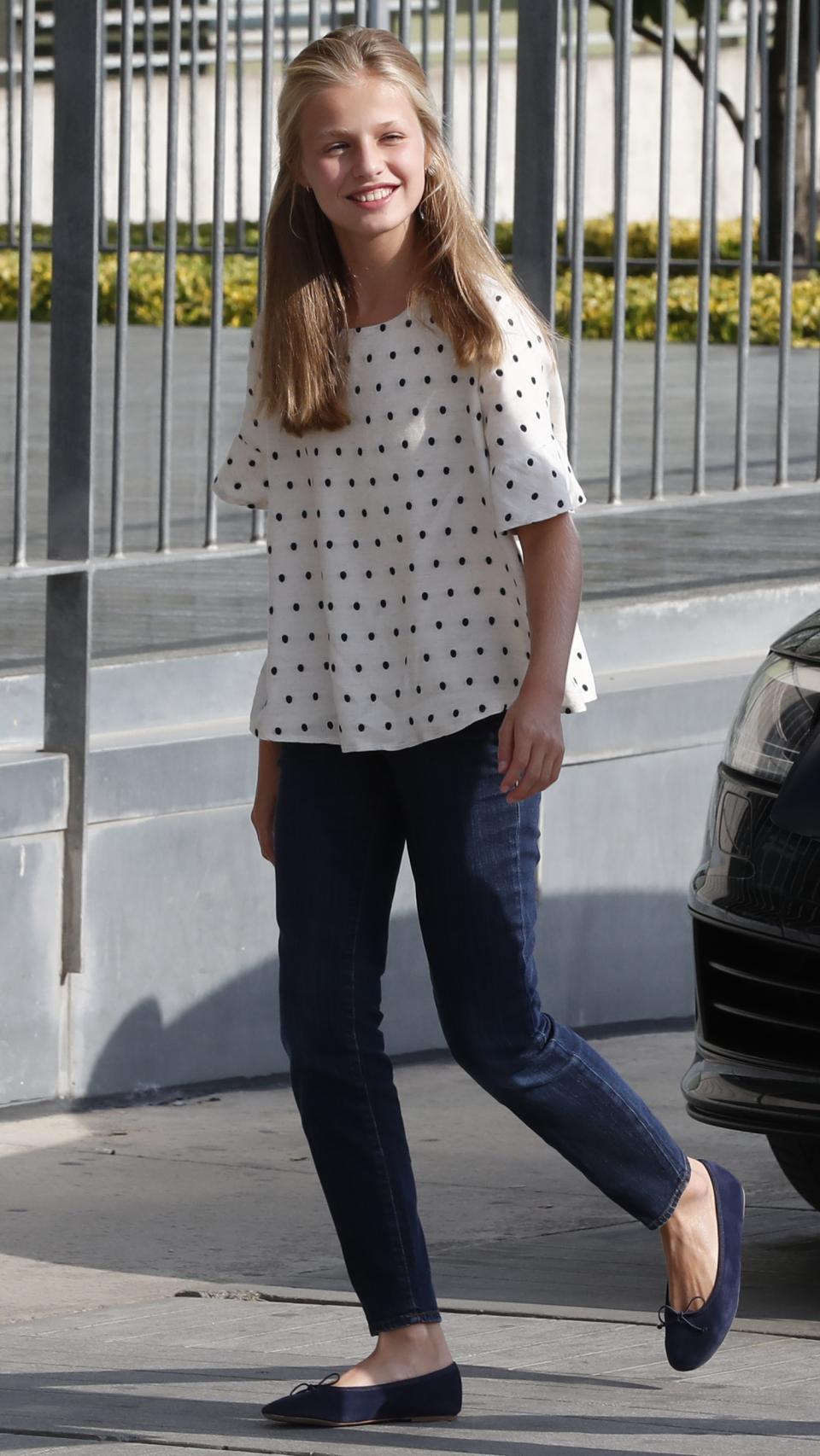 La Princesa Leonor en el Hospital Quirón de Madrid