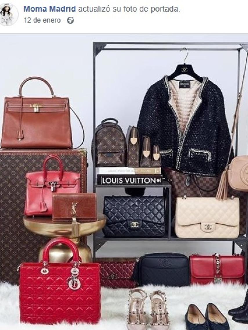 Algunos de los artículos falsificados que vende la empresa.