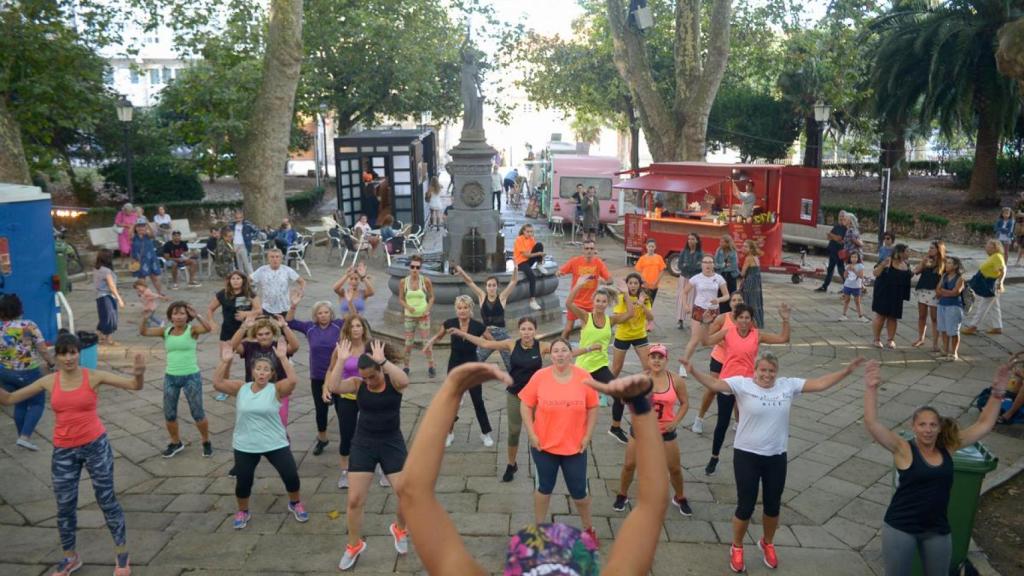 Azcárraga en fiestas.