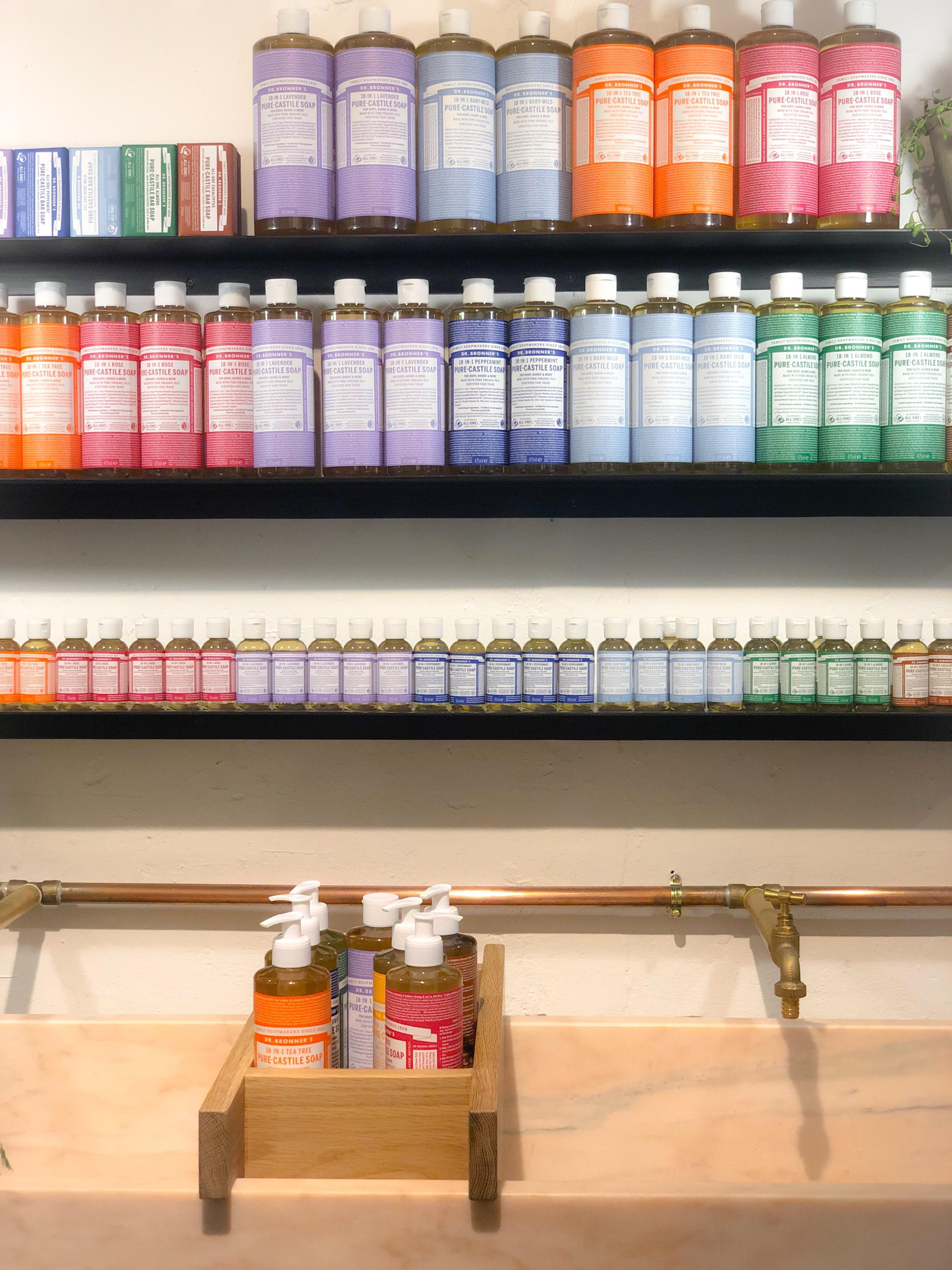 La tienda por dentro