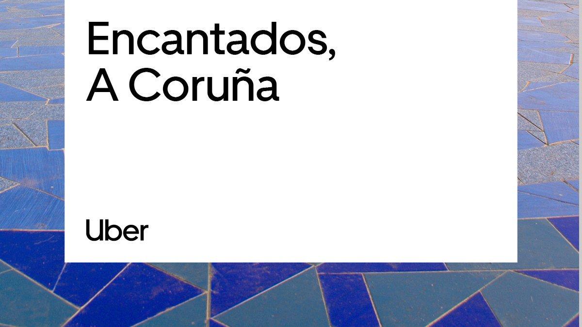 El pasado 26 de julio Uber anunciaba el inicio de actividad en A Coruña (@Uber_ES)