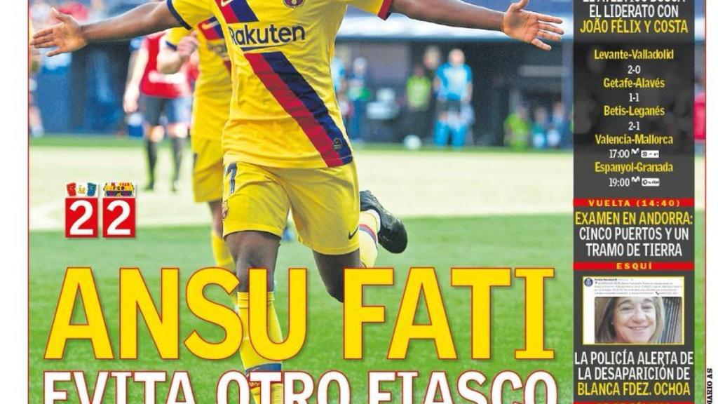 Portada AS (01/09/19)