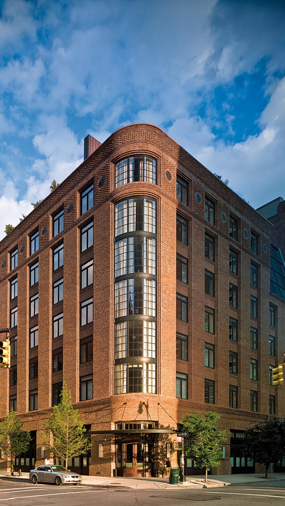 Exterior del The Greenwich Hotel, de Robert de Niro.