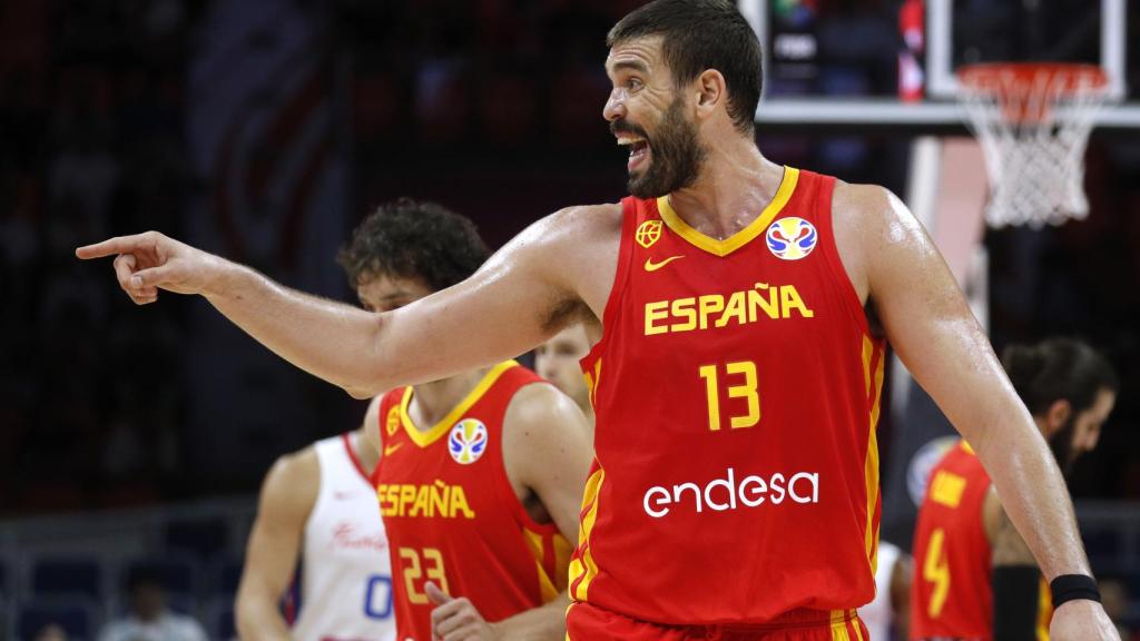 Marc Gasol durante el partido del Mundial de China ante Puerto Rico