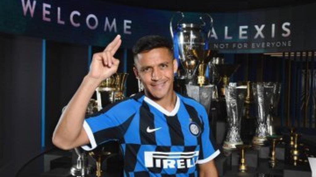 Alexis, nuevo jugador del Inter. Foto: Twitter (@Inter)