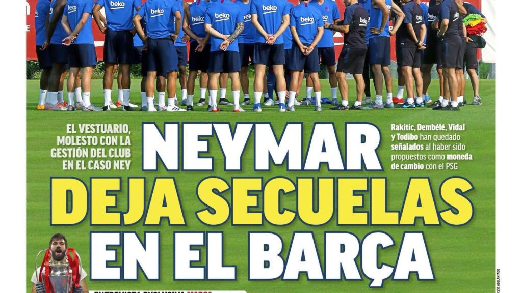 Portada MARCA (4/09/2019)