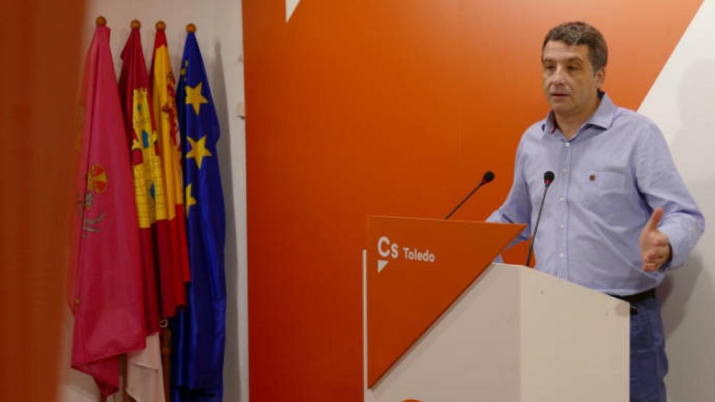 Esteban Paños, portavoz de Ciudadanos en el Ayuntamiento de Toledo