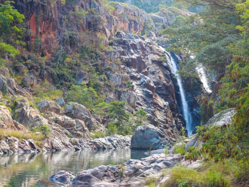 Cascada de la Reserva de Mantenga.