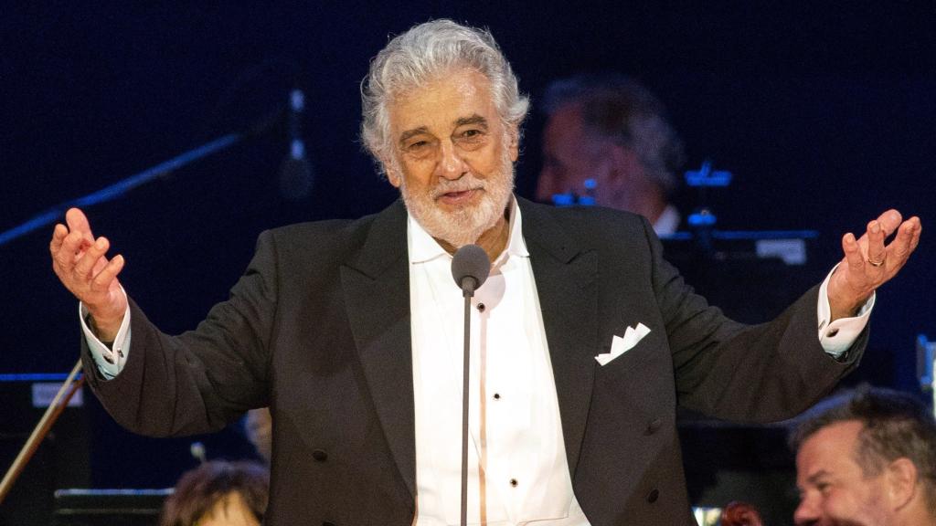 Plácido Domingo, durante una actuación en Hungría.