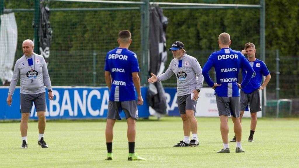 anquela entrenamiento depor deportivo