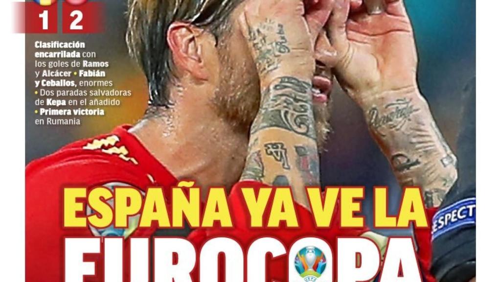 La portada del diario MARCA (06/09/2019)