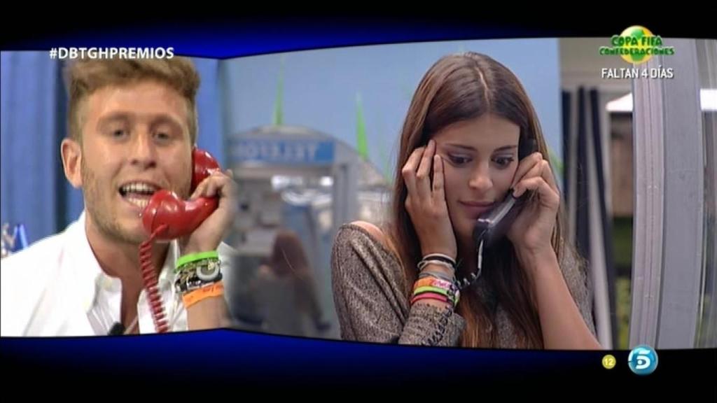 Susana y Gonzalo en una escena en 'Gran Hermano 14'.