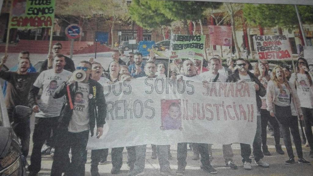 El padre del bebé organizó una manifestación en noviembre de 2014