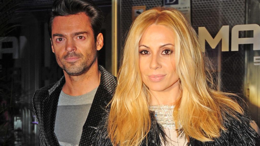 Hugo Castejón y Marta Sánchez en el tiempo en que era novios.