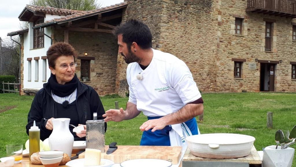 Joseba Arguiñano durante su programa Sukaldaria