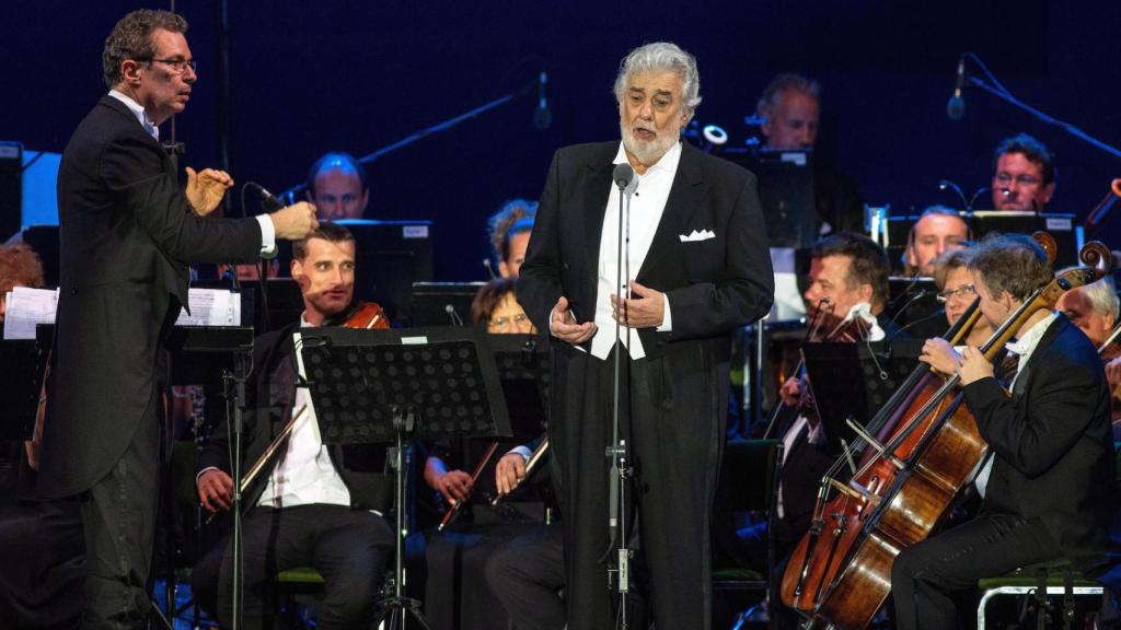 Plácido Domingo, este 28 de agosto en un concierto en Szeged (Hungría).