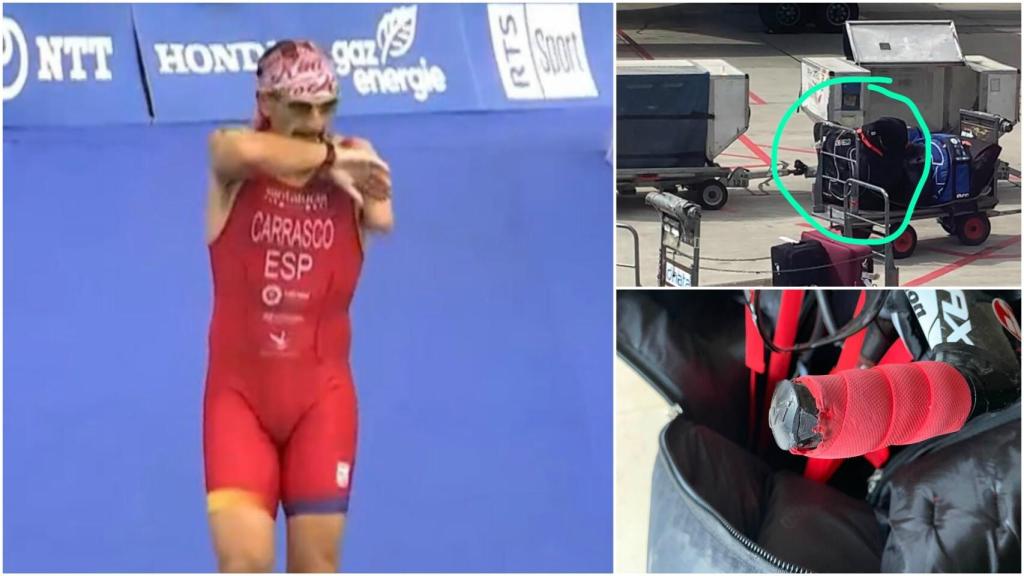 El calvario de Kini Carrasco con su bicicleta antes del Mundial paralímpico