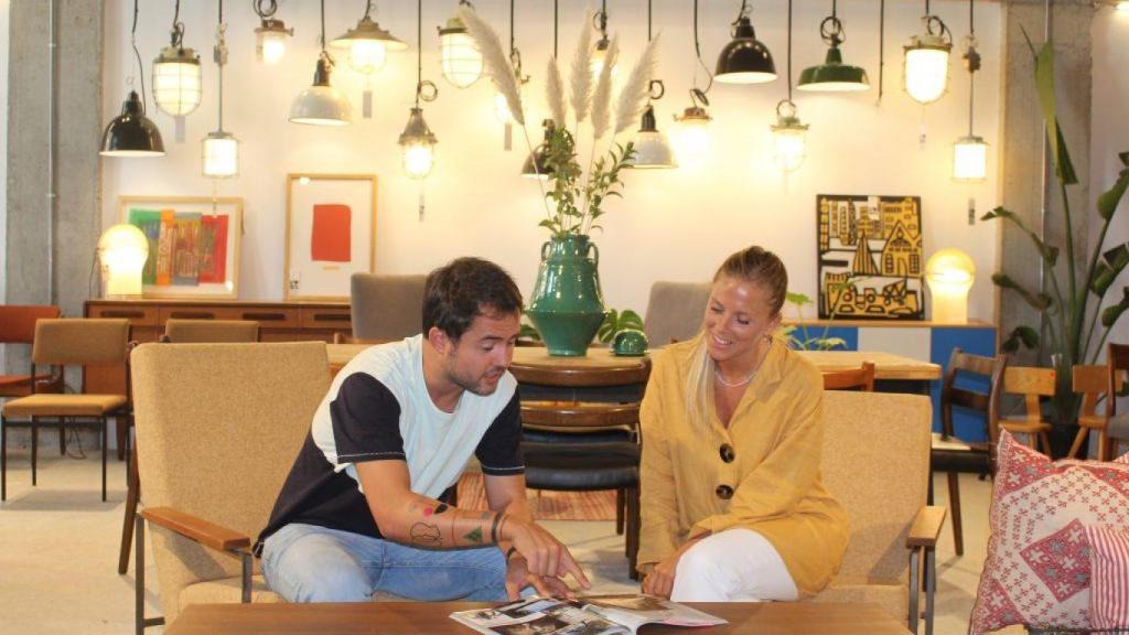 El CEO de Pepita y la coordinadora de proyectos, Uxía Trillo