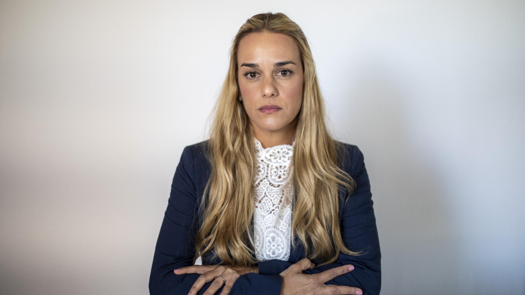Lilian Tintori, esposa del líder de la oposición venezolana Leopoldo López.