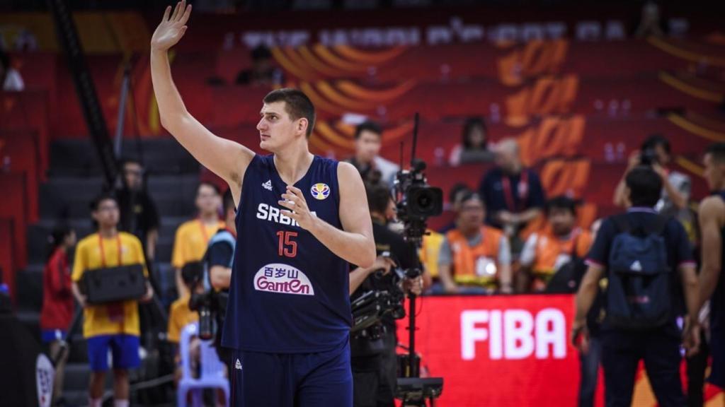 Jokic, durante el Mundial de China