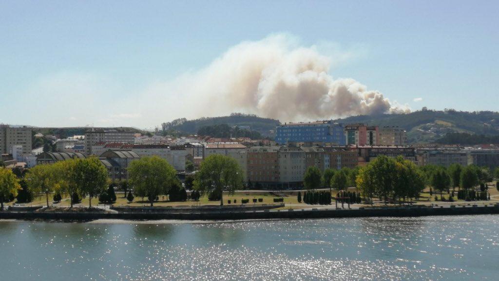 Incendio en Culleredo