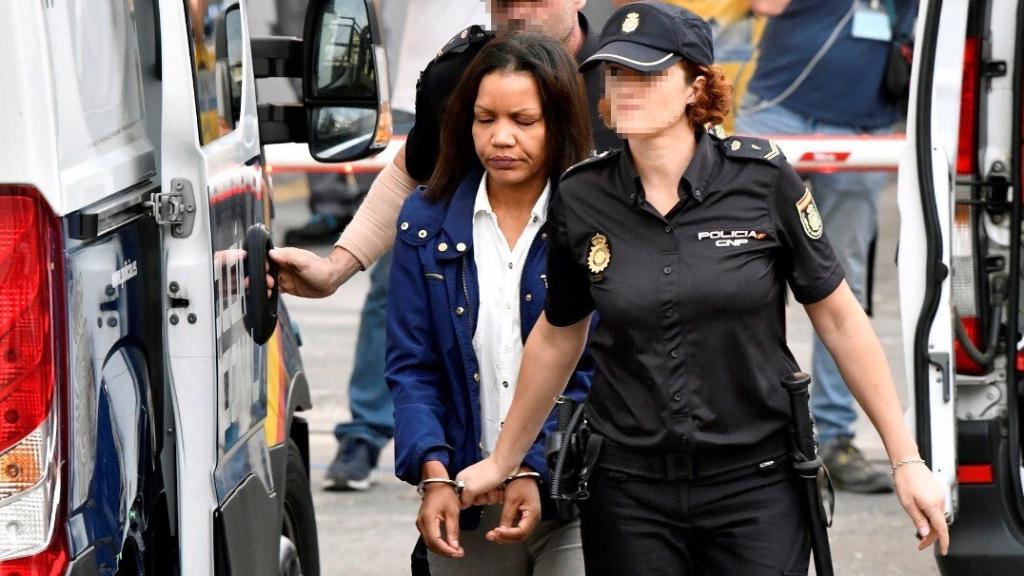 Ana Julia, llegando este martes a los juzgados de Almería.