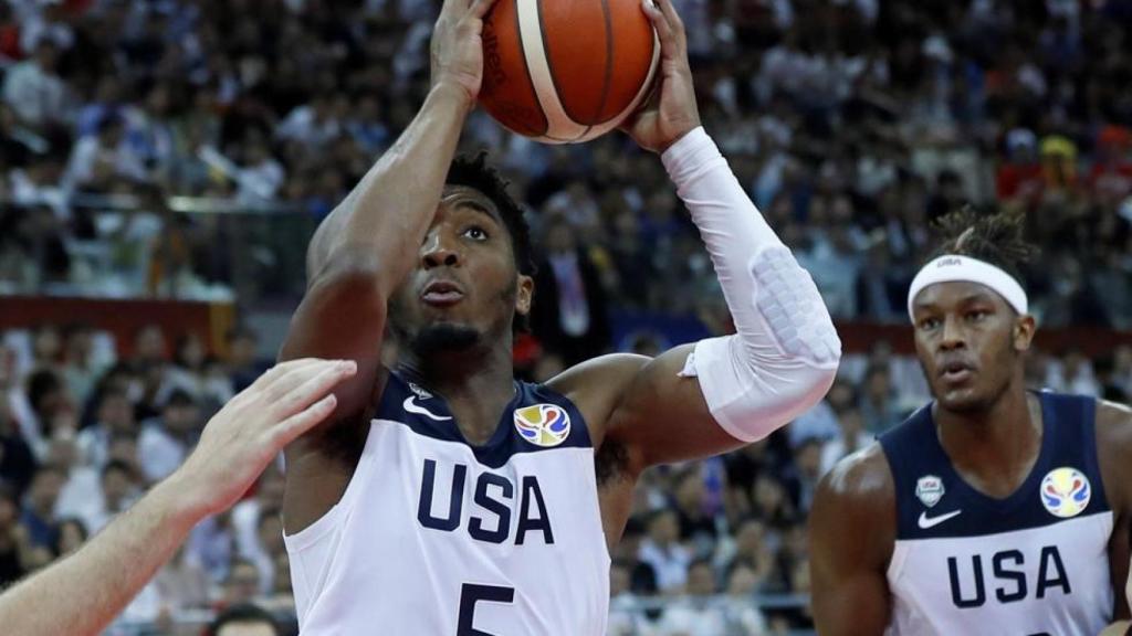 Selección de Estados Unidos en el Mundial de China.