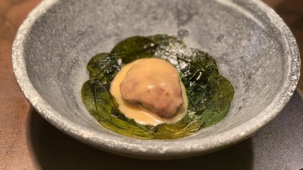 Una de las creaciones de su chef, Diego Guerrero