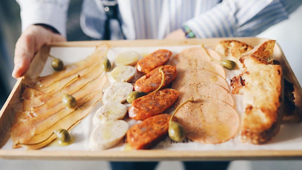 Lobito de Mar Madrid. Tabla de embutidos marinos