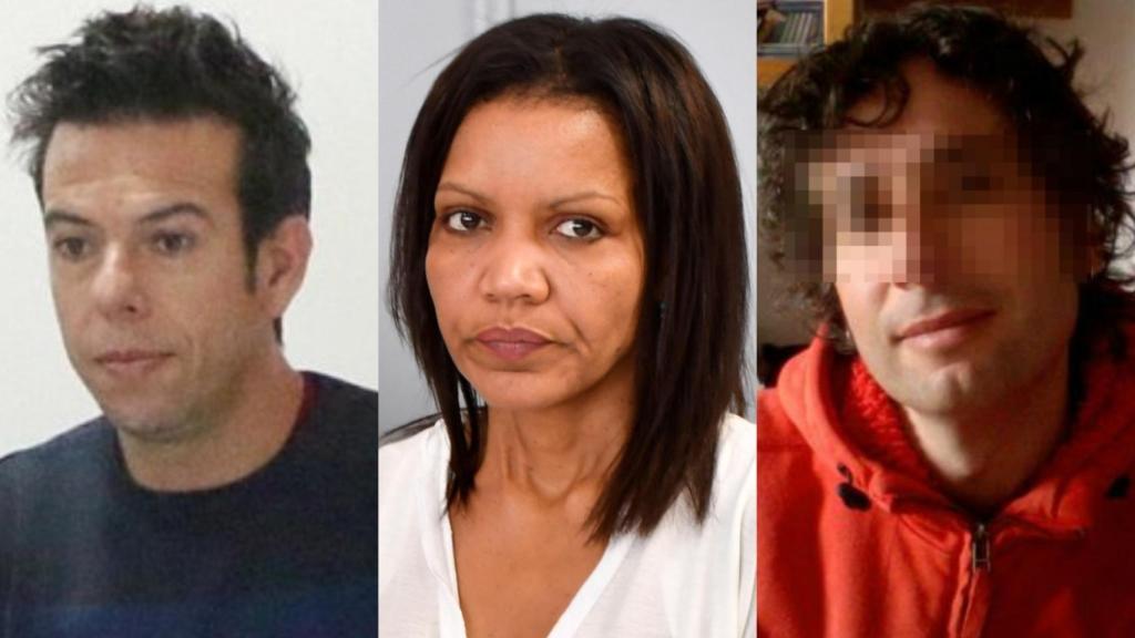 Ángel Cruz, Ana Julia y Sergio, a quien intentó inculpar.