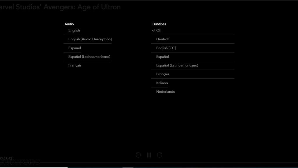 Ventana de reproducción.