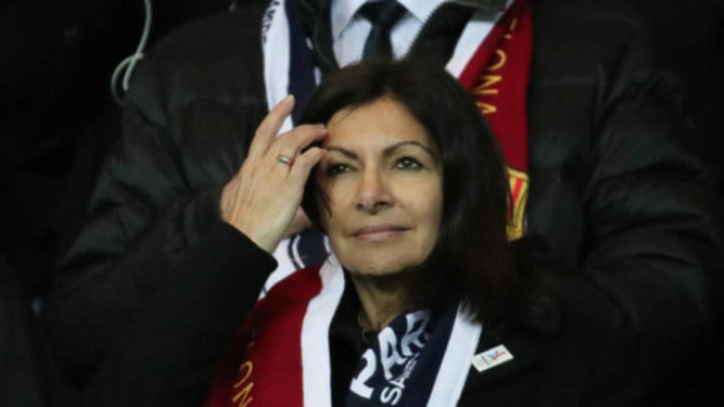 Anne Hidalgo en un partido