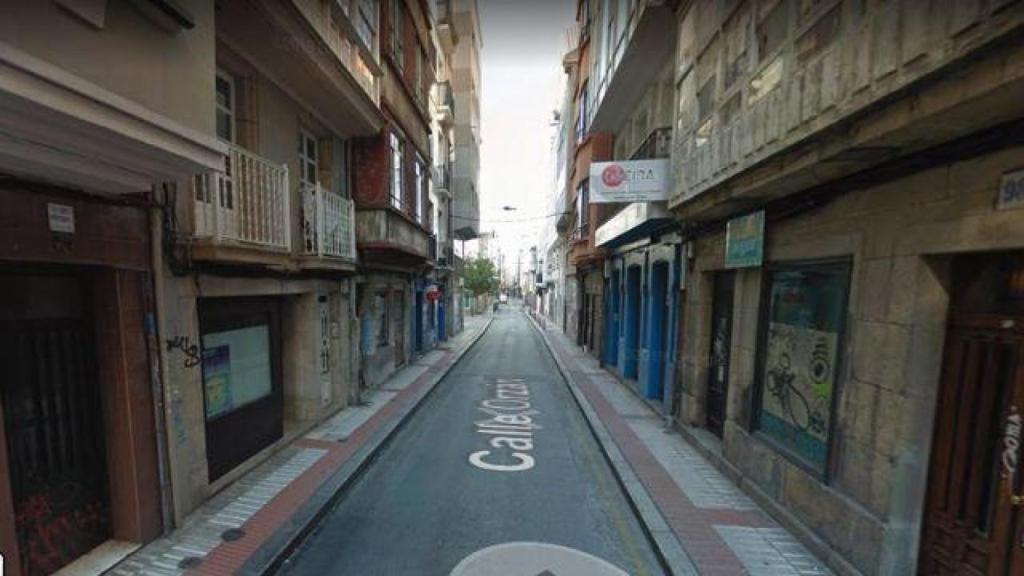 Vista de la Calle Orzán (Google Maps)