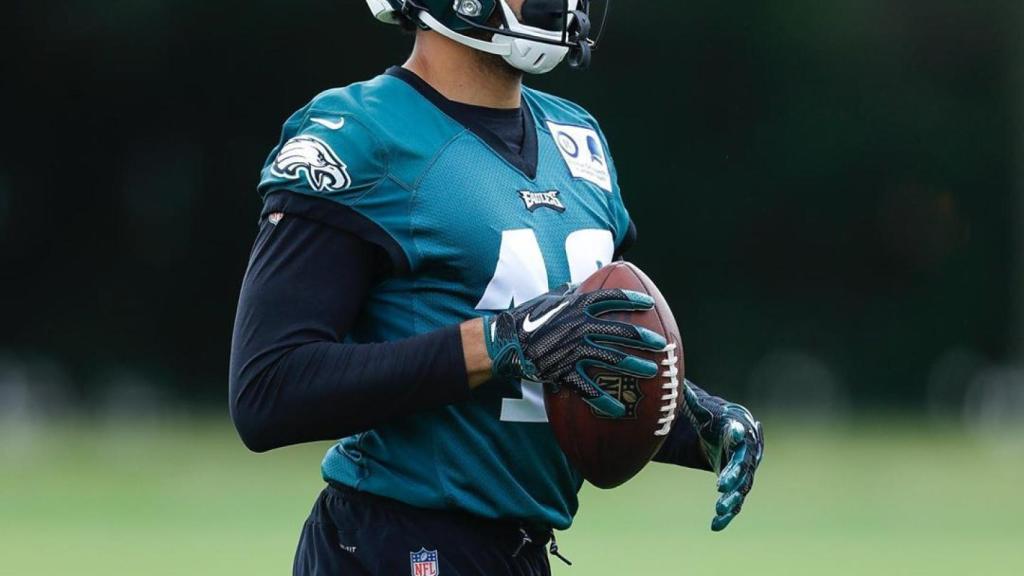 El español J.J. Arcega-Whitside, jugador de los Philadelphia Eagles. Foto: Instagram (@jjarcega_22)