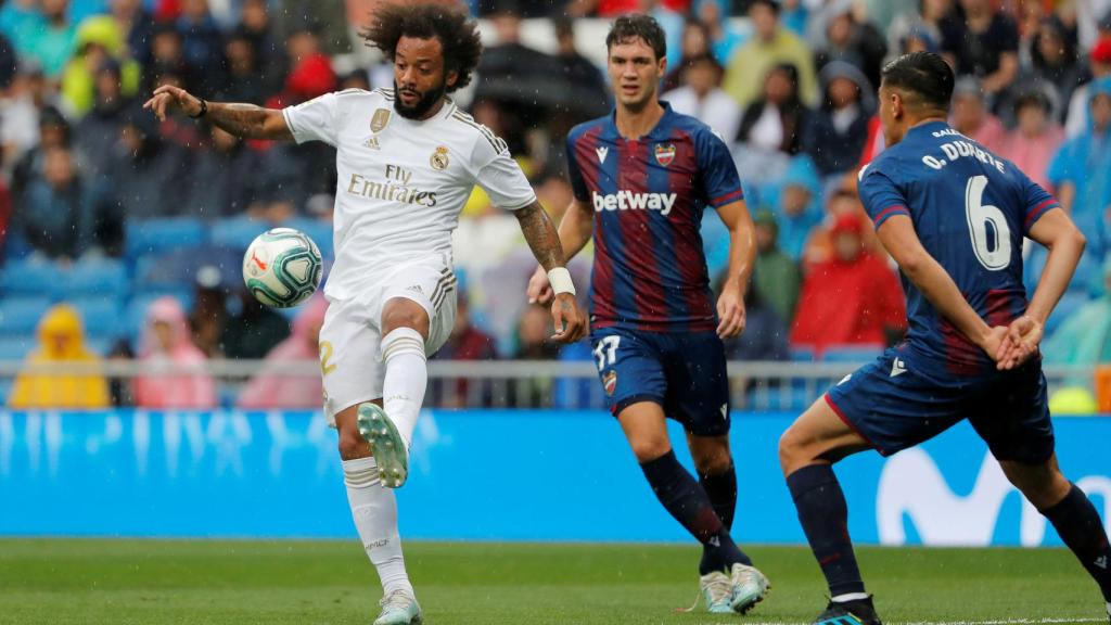 Marcelo se adelanta a dos jugadores del Levante