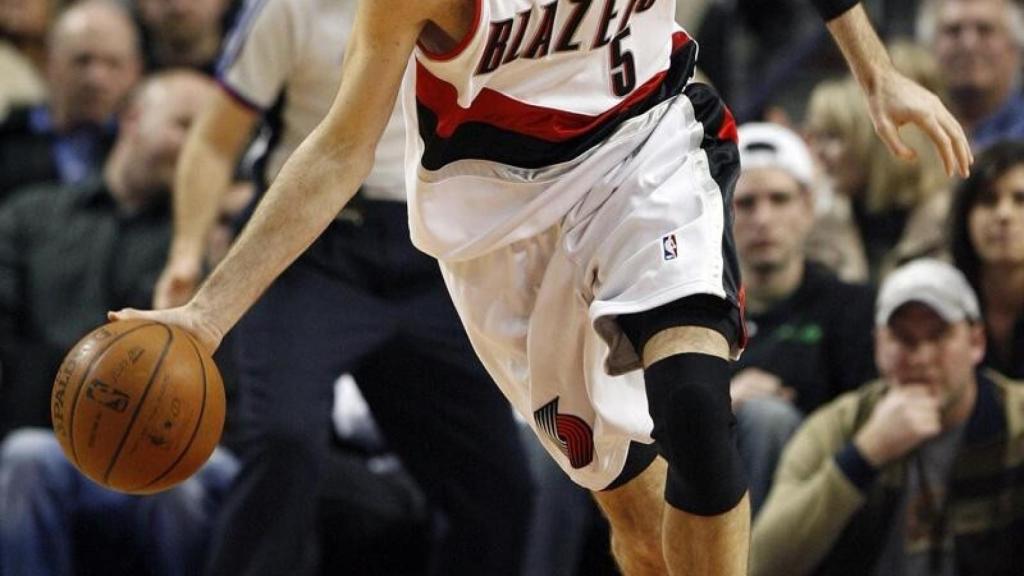 Rudy Fernández, durante su etapa en Portland