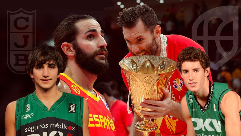 Ricky Rubio y Rudy Fernández