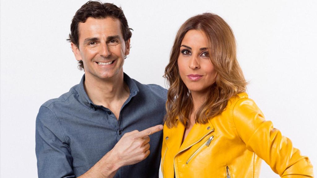 Pedro Martínez de la Rosa y Noemí Miguel (Movistar+)