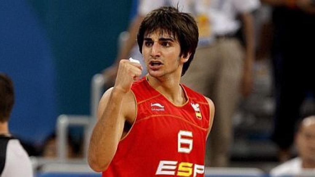 Ricky Rubio en su primer campeonato con la Selección absoluta