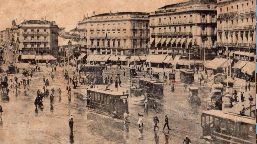 Una postal circulada en España en 1919.