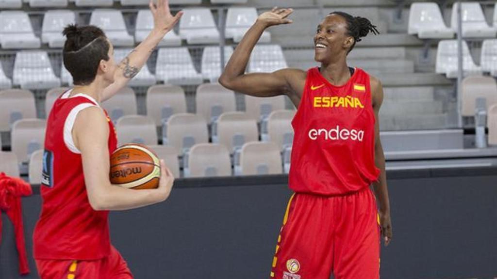 Sancho Lyttle con la selección española. Foto: feb.es