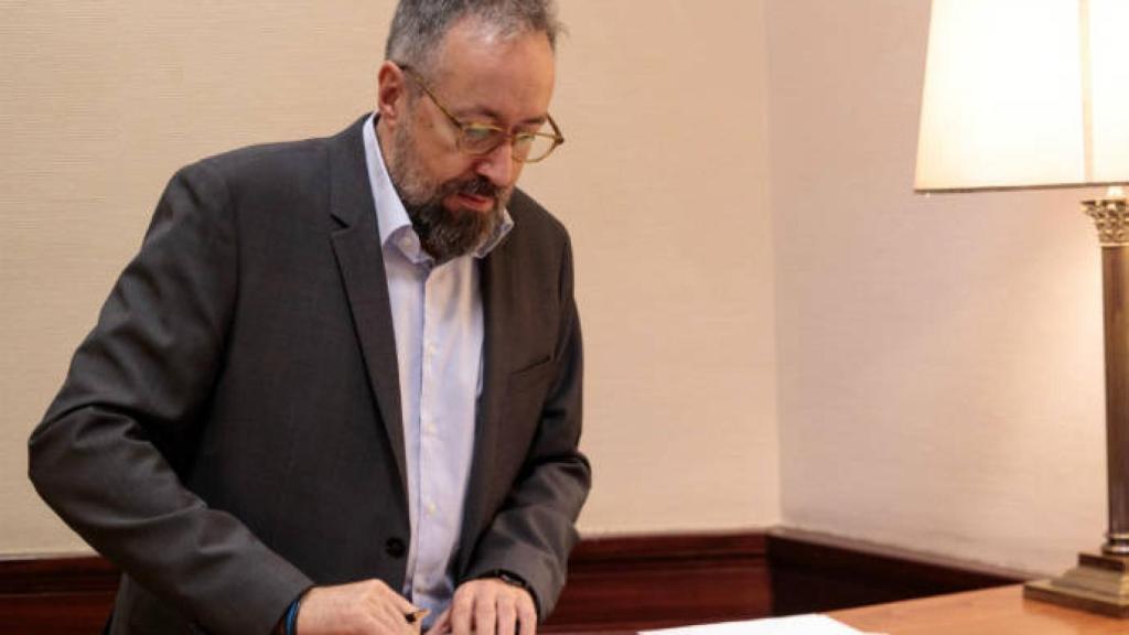 El diputado Juan Carlos Girauta en el Congreso