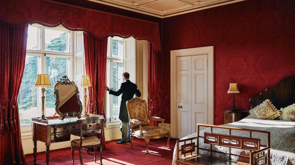 Interior del castillo Highclere.